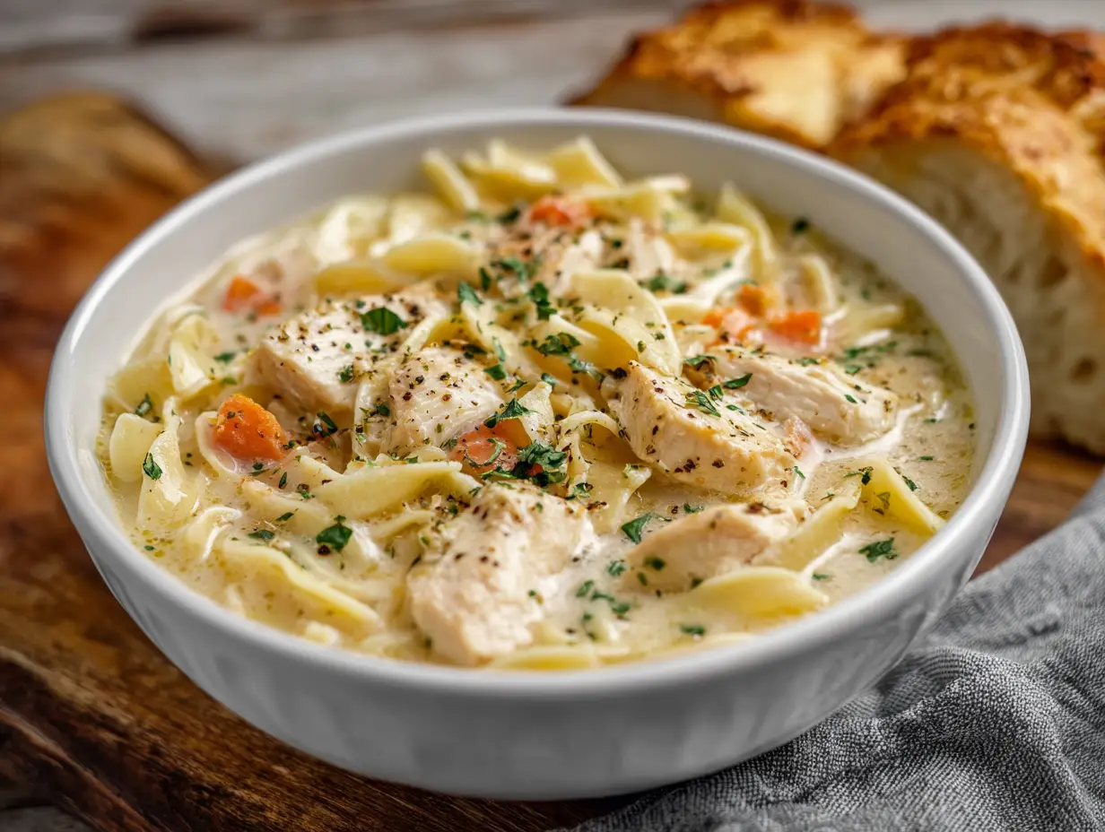 Chicken Alfredo Soup