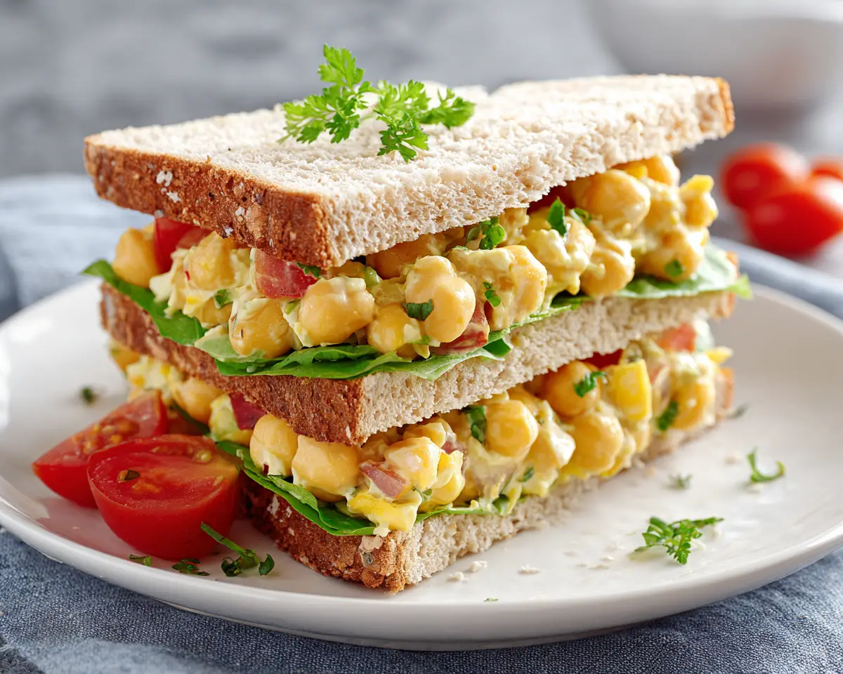 Chickpea Salad Sandwich