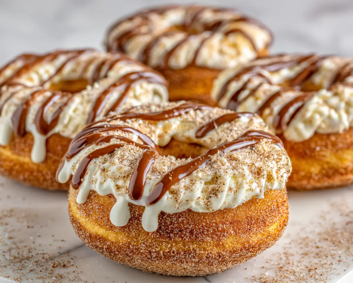 Churro Cheesecake Donut Cookies