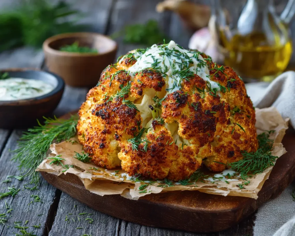 Crispy Roasted Cauliflower