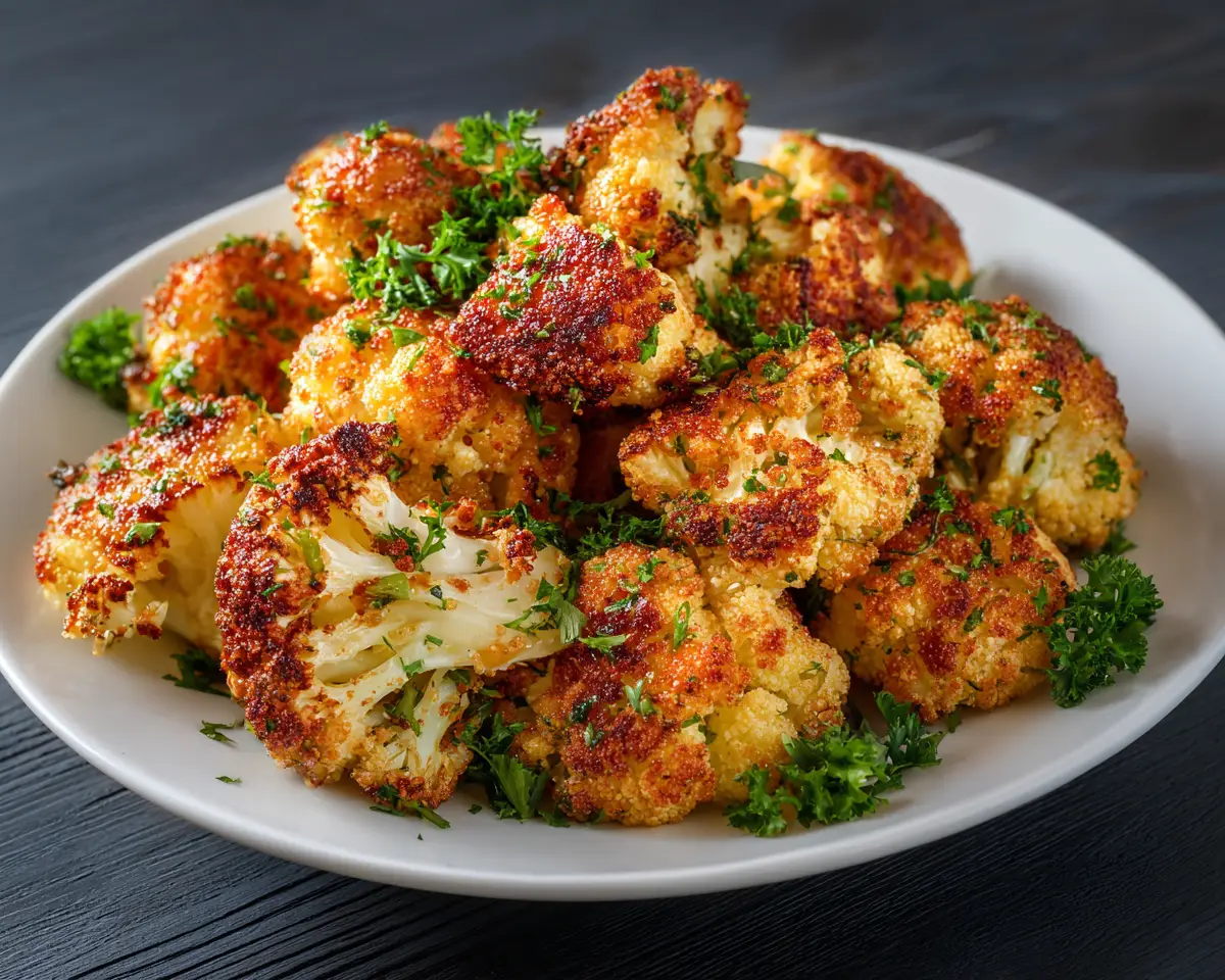 Crispy Roasted Cauliflower