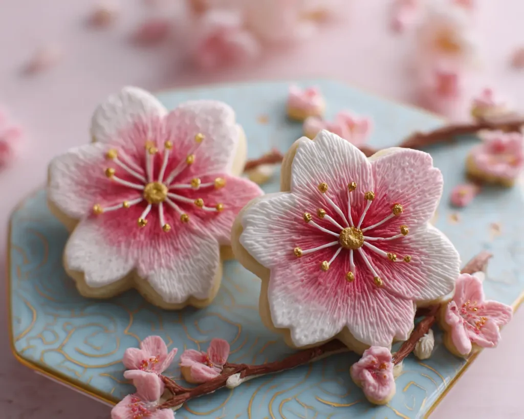 Delicate Cherry Blossom Cookie