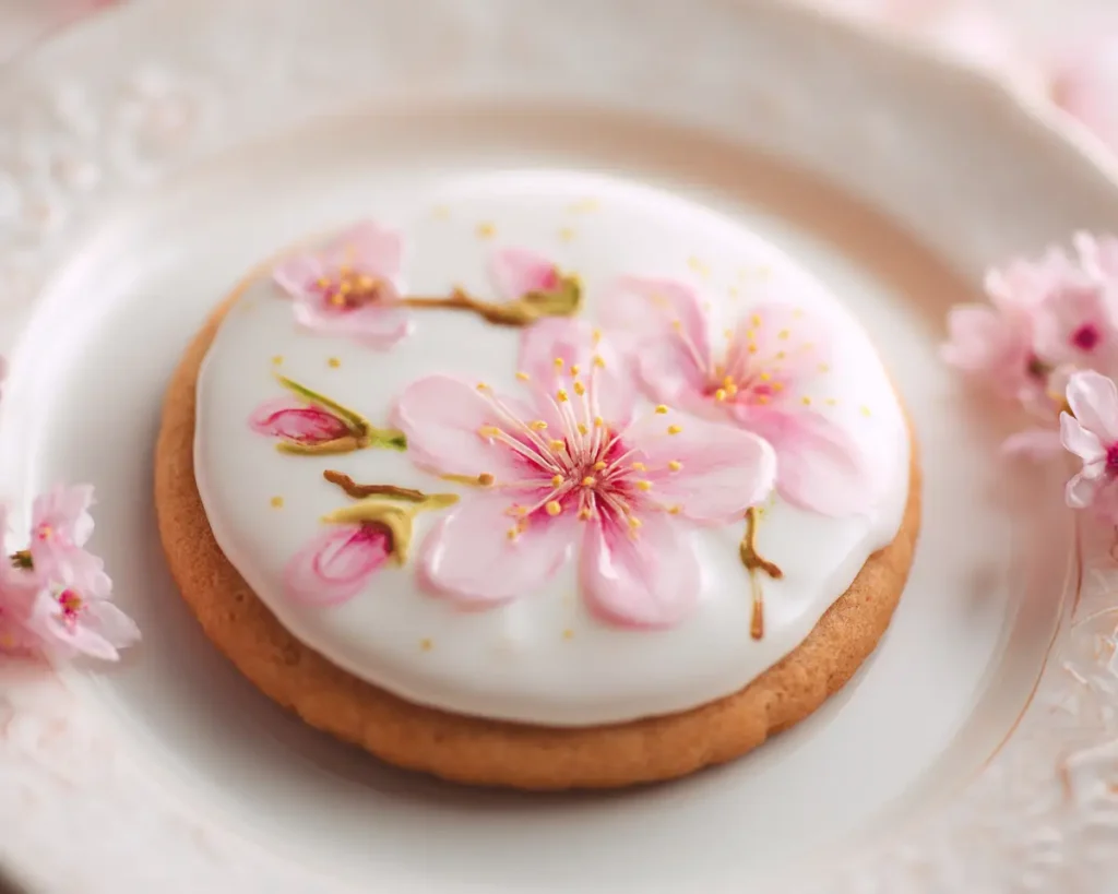 Delicate Cherry Blossom Cookie