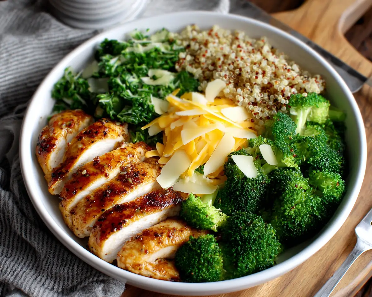 Grilled Chicken Broccoli Bowls