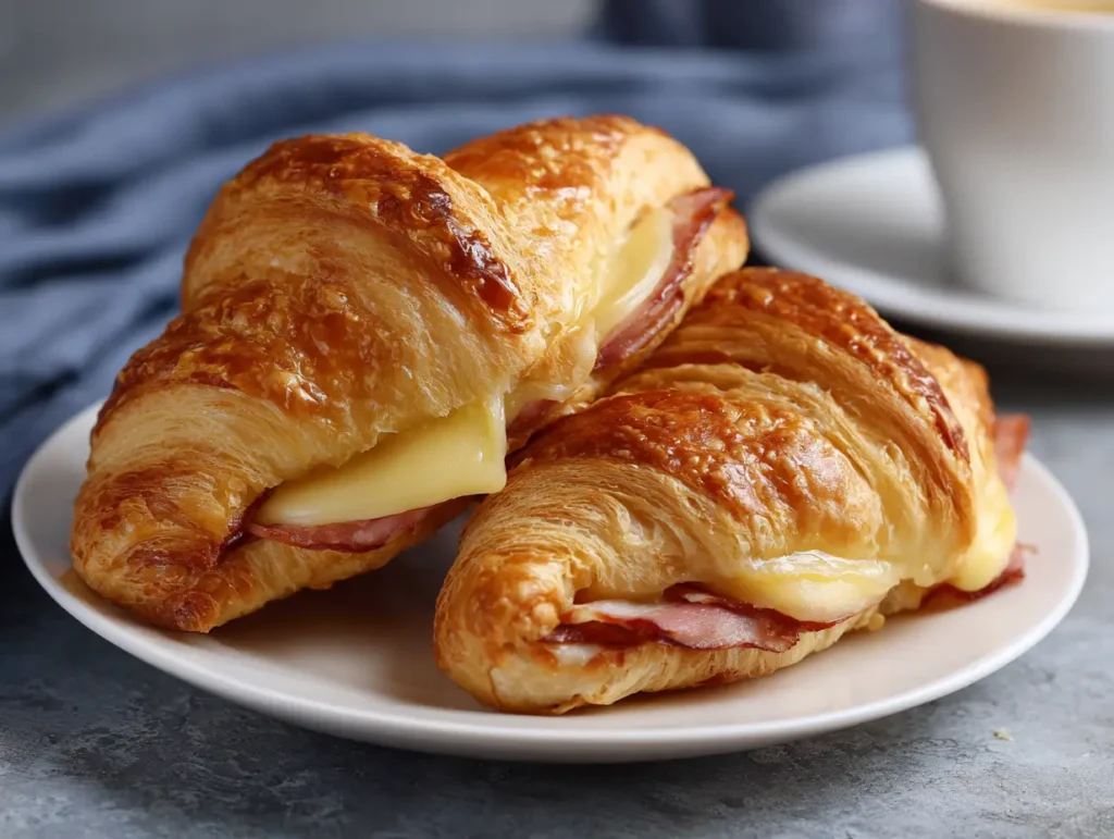 Ham and Cheese Croissants