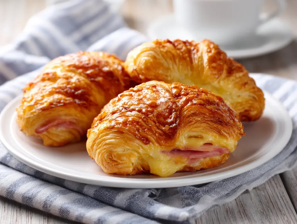 Ham and Cheese Croissants