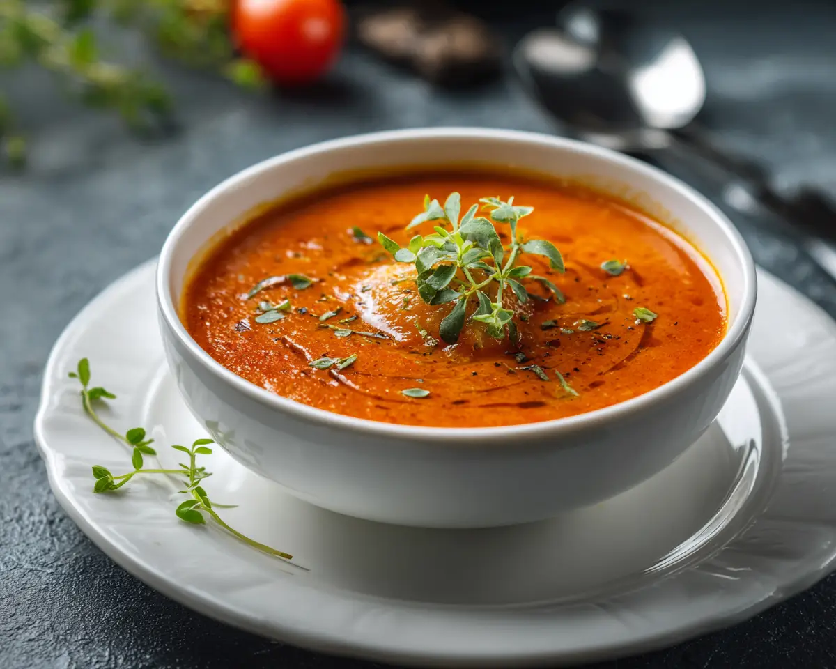 Healthy Tomato Vegetable Soup
