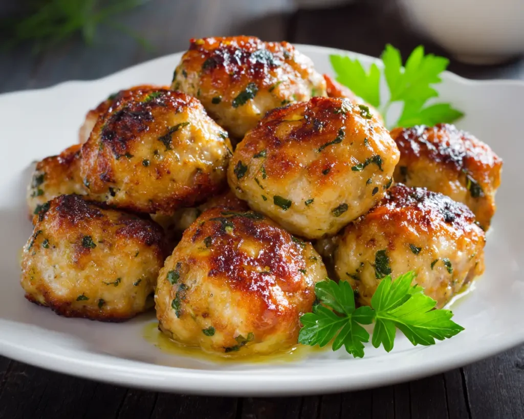 Juicy Chicken Meatballs
