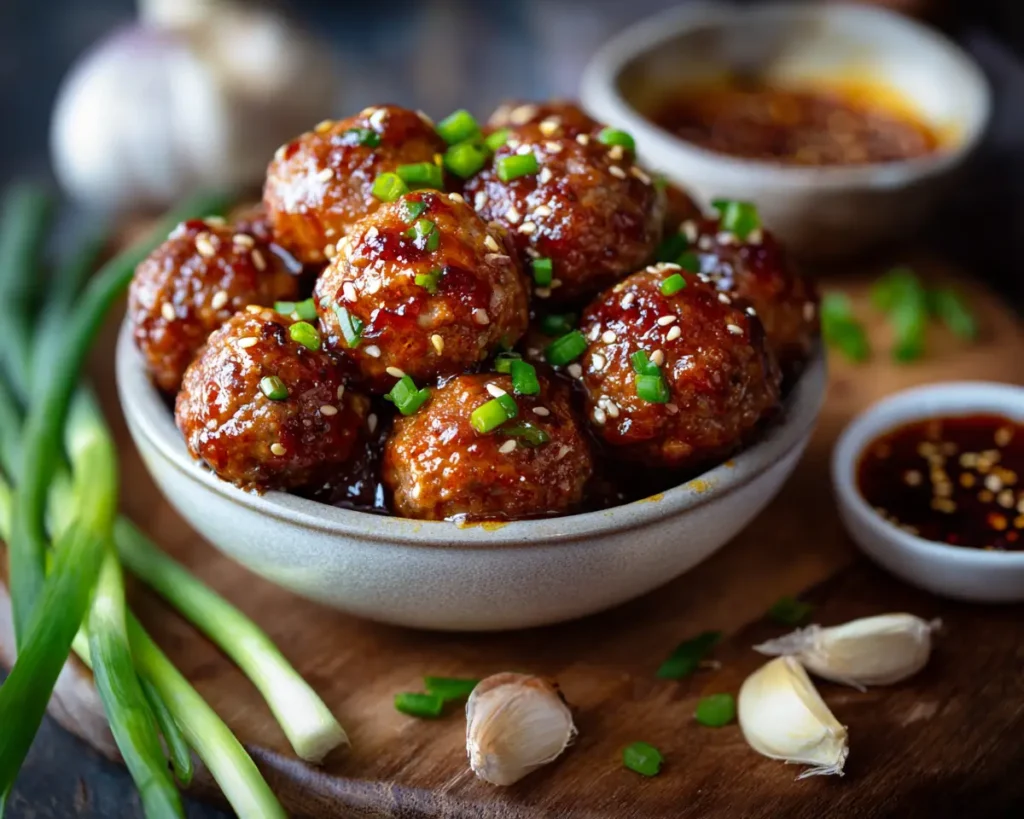 Korean BBQ Meatballs