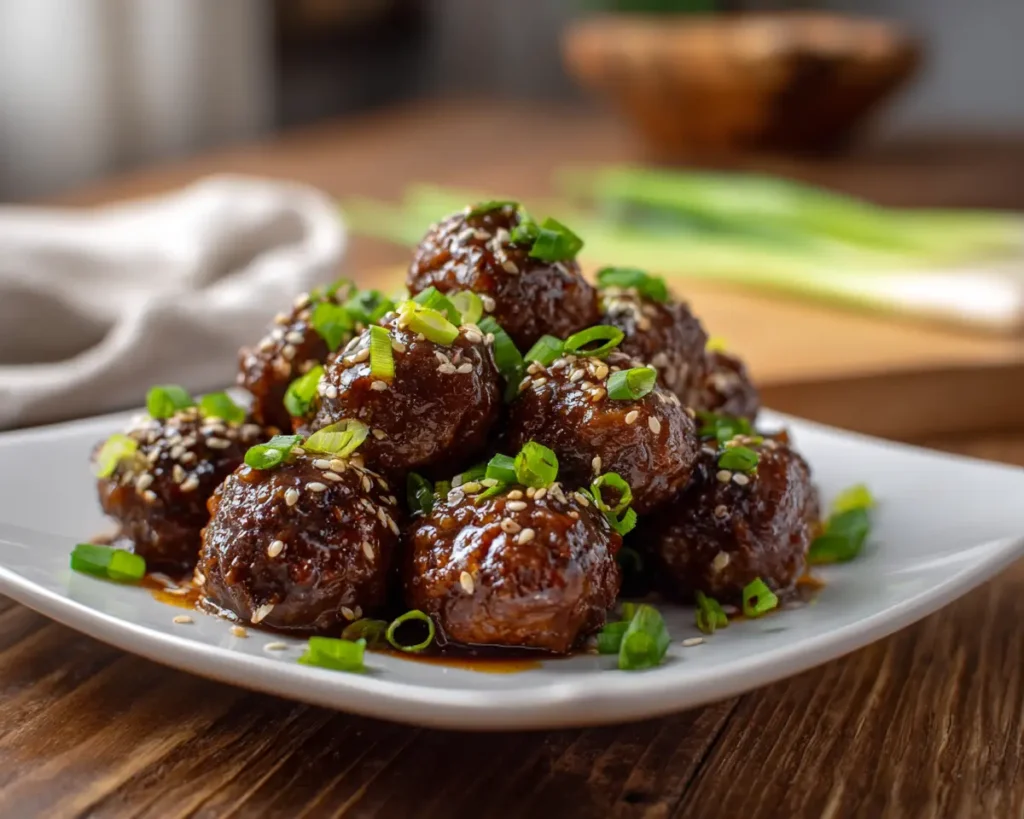 Korean BBQ Meatballs