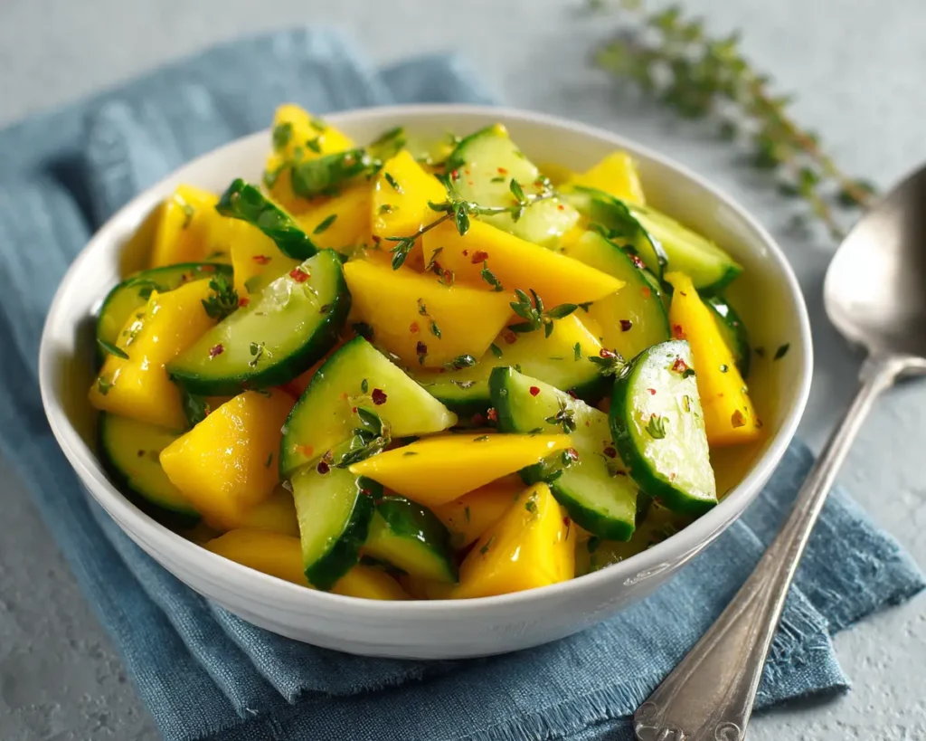 Mango Cucumber Salad
