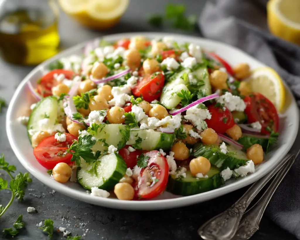 Mediterranean Chickpea Salad