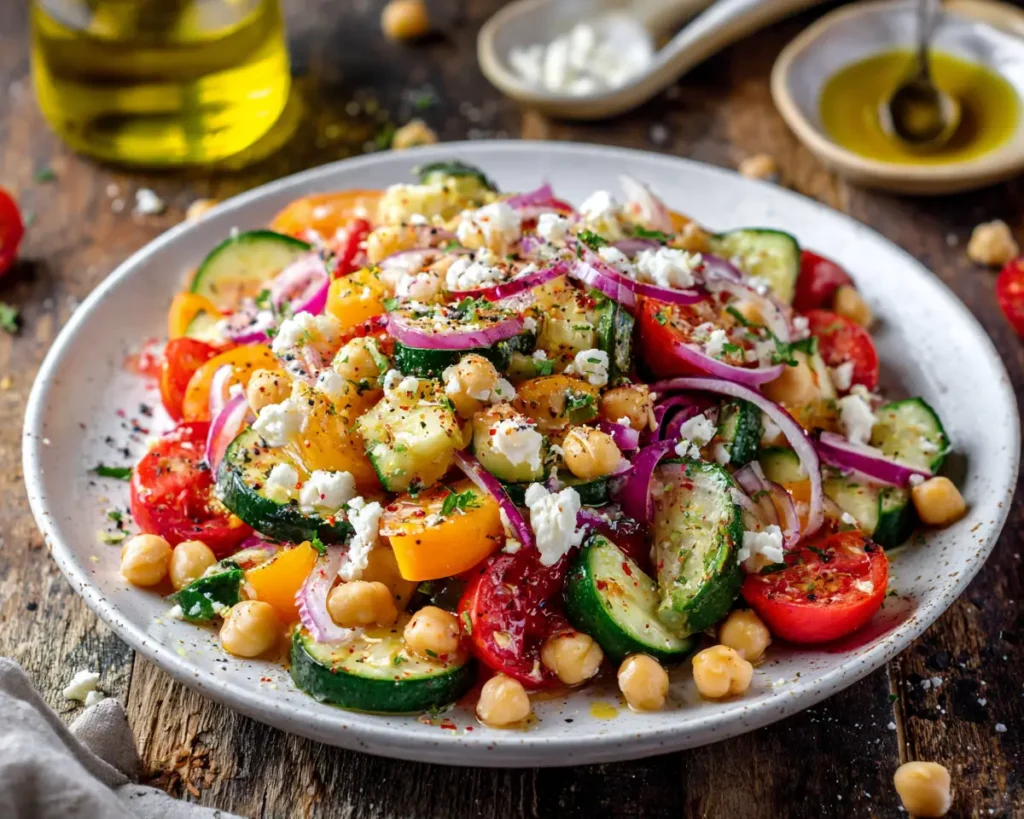 Mediterranean Chickpea Salad