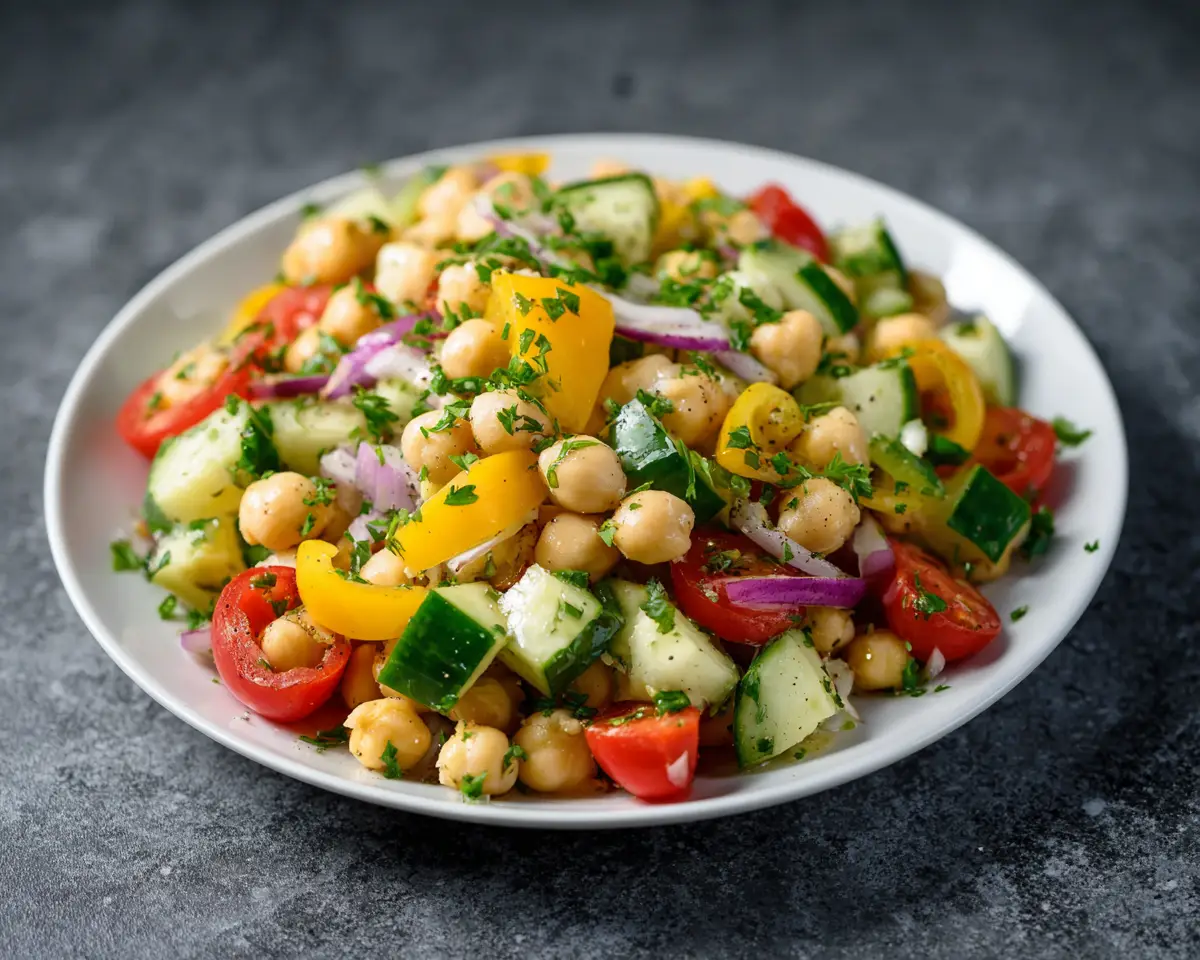 Mediterranean Chickpea Salad