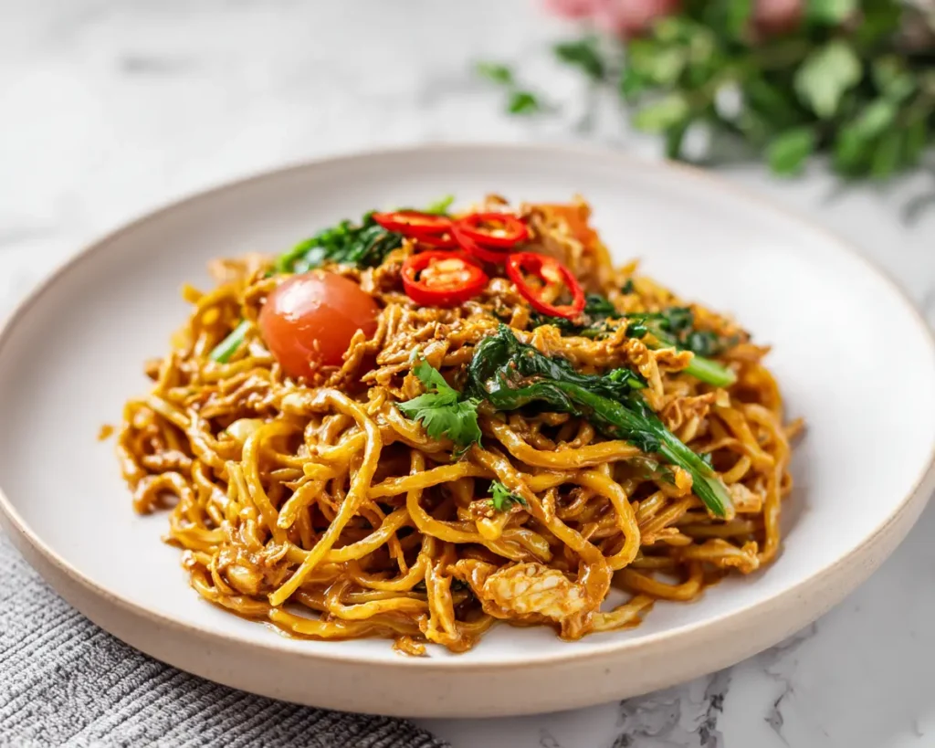 Quick Satay Noodles with Rich Peanut Sauce