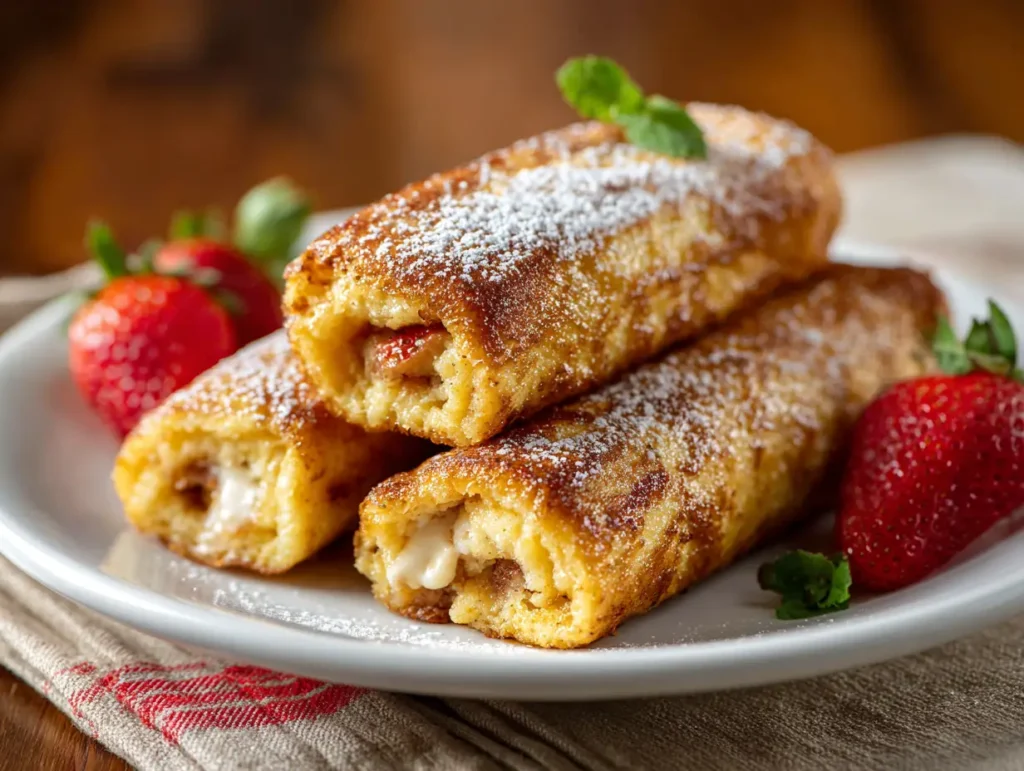 Sausage French Toast Roll Ups