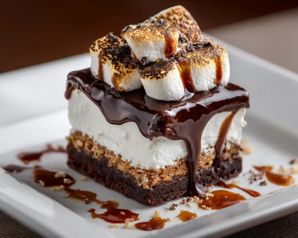 Smores Chocolate Cake