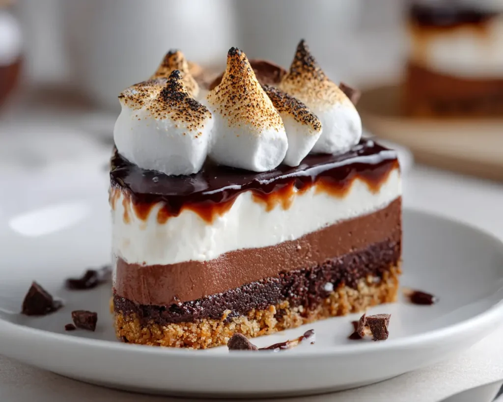 Smores Chocolate Cake 