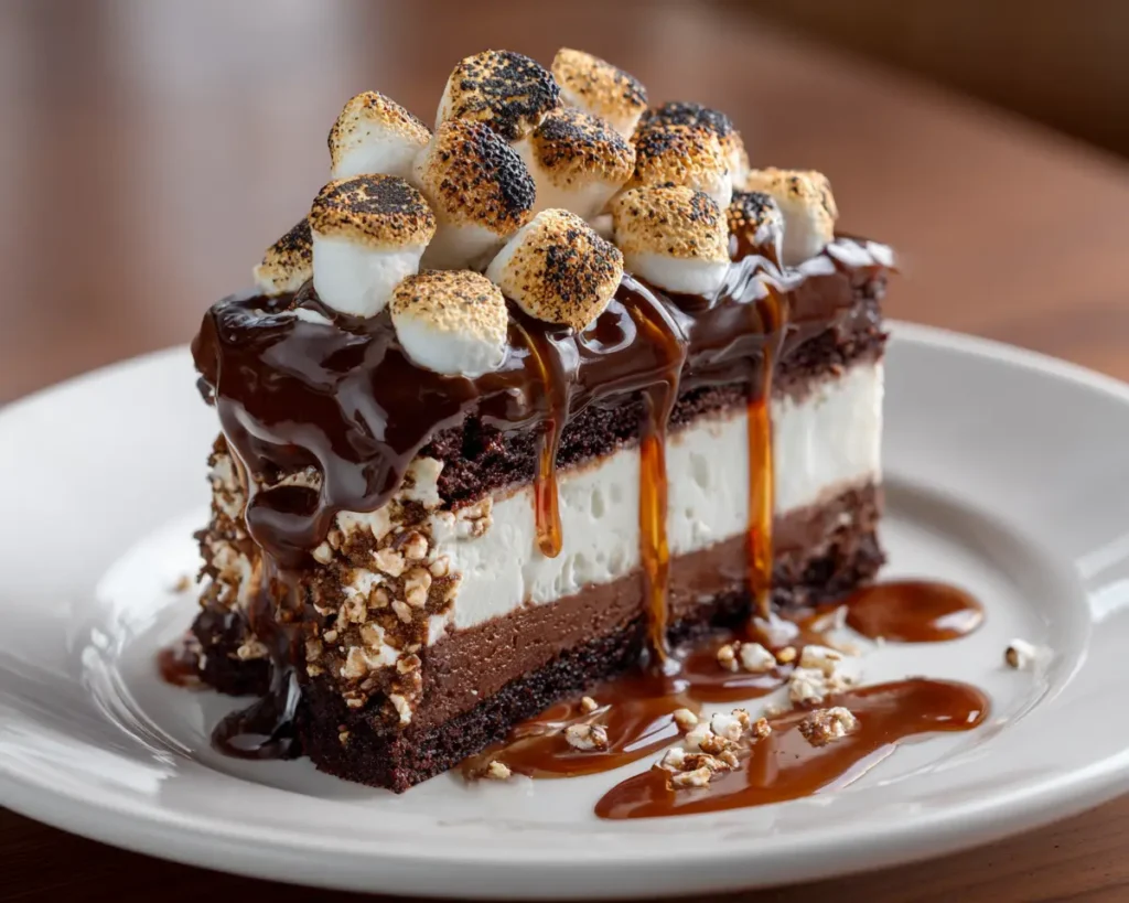 Smores Chocolate Cake