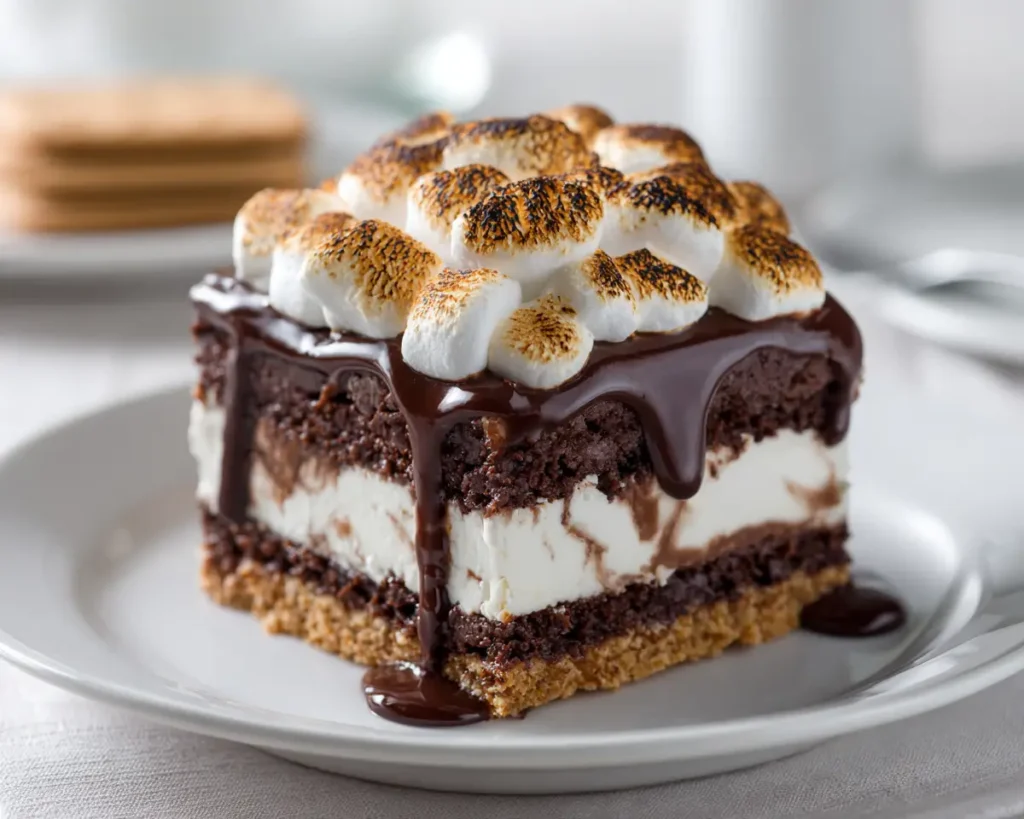 Smores Chocolate Cake