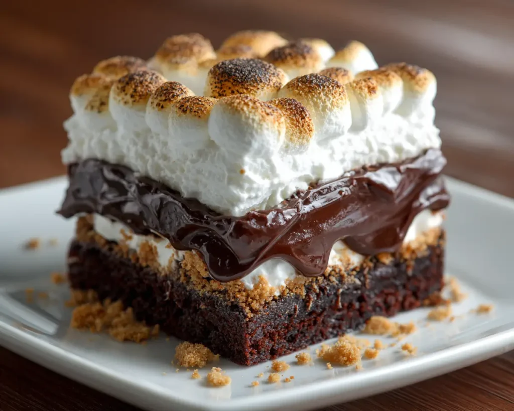 Smores Chocolate Cake 