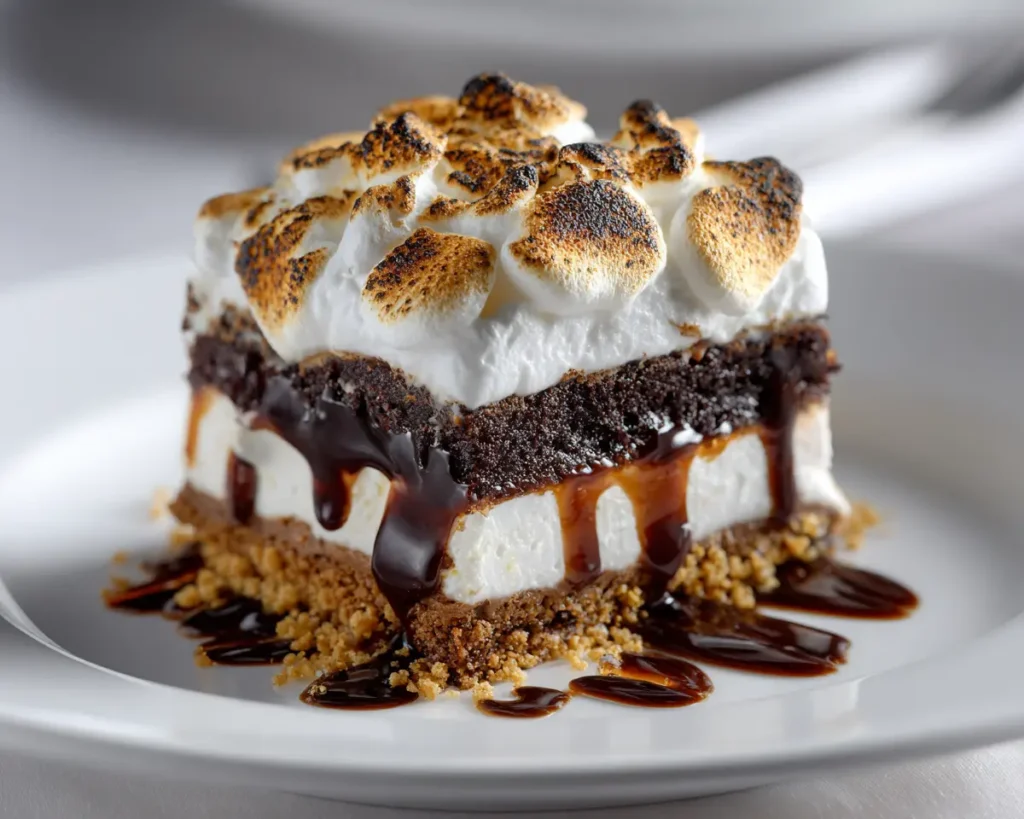 Smores Chocolate Cake –