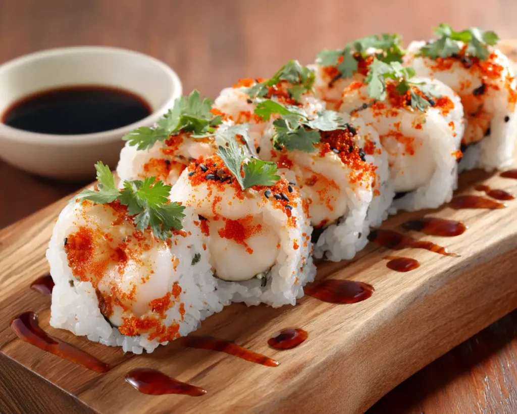 Spicy Shrimp Roll Sushi Recipe