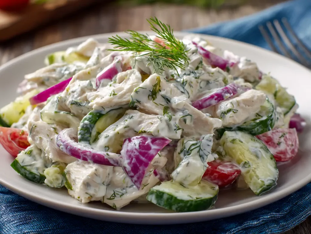 Tzatziki Chicken Salad
