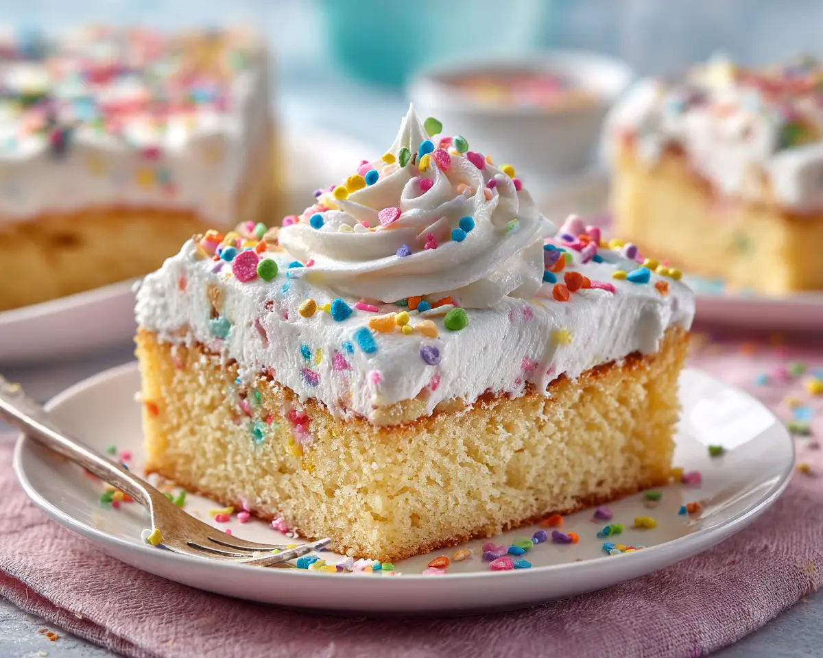 Vanilla Summer Sheet Cake