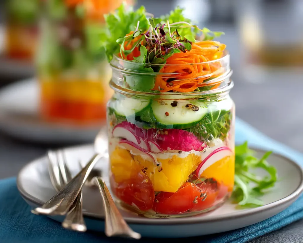 Vegan Mason Jar Salads