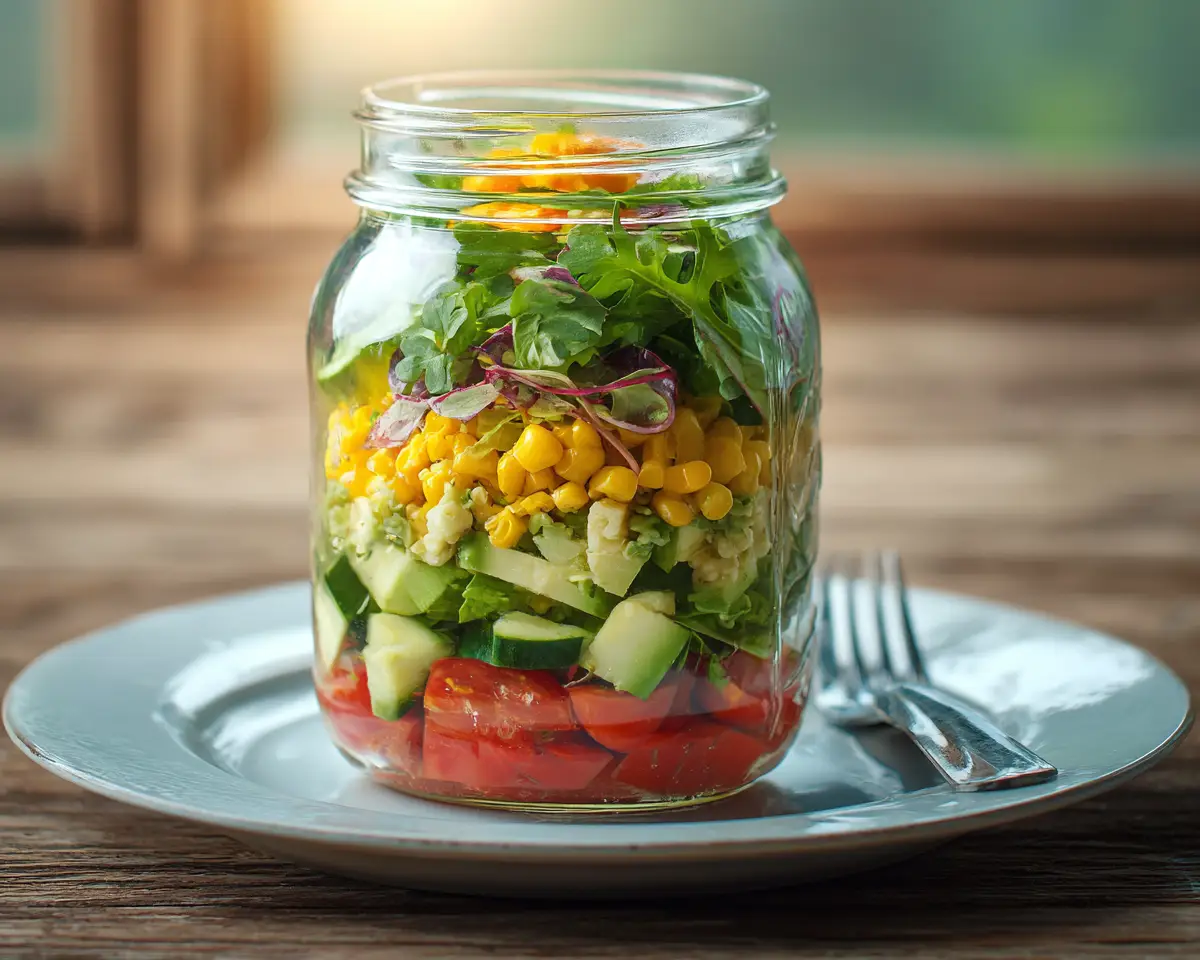 Vegan Mason Jar Salads