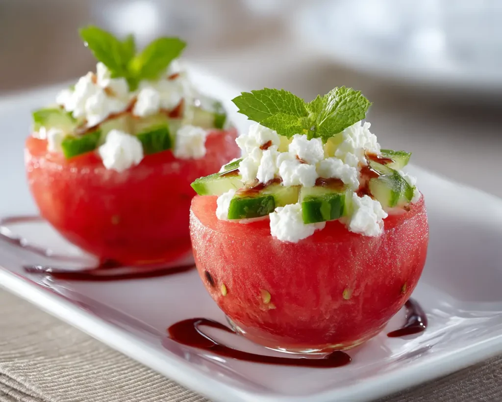 Watermelon Dessert Cups