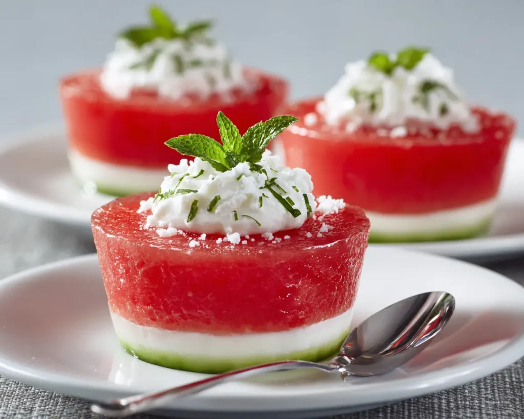 Watermelon Dessert Cups