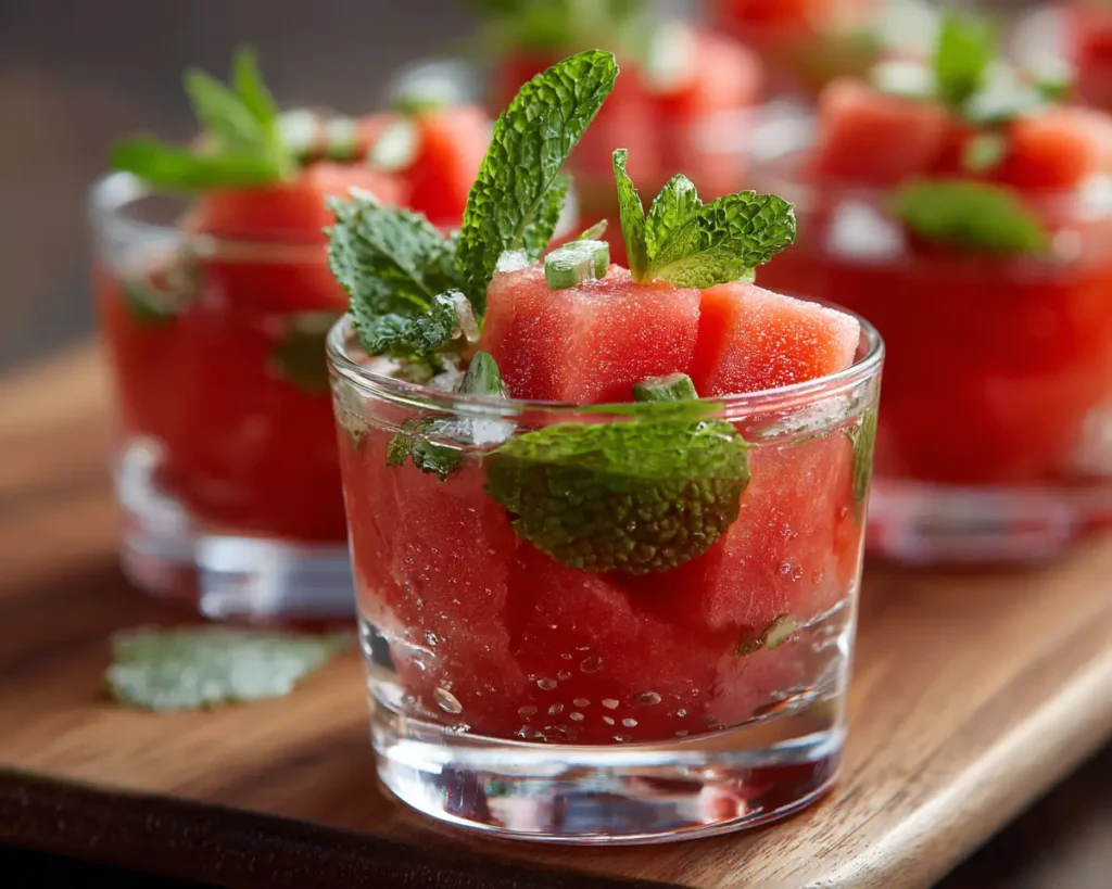 Watermelon Dessert Cups