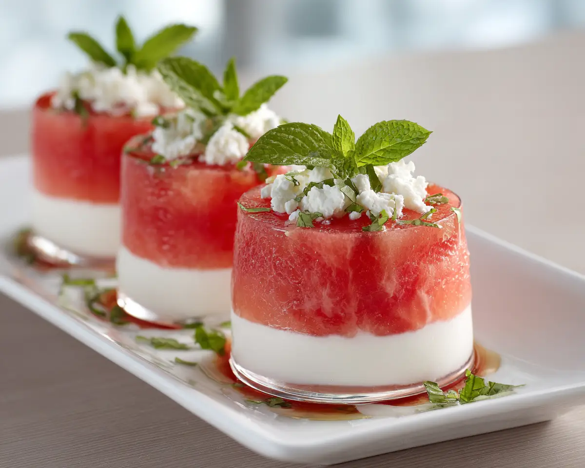 Watermelon Dessert Cups