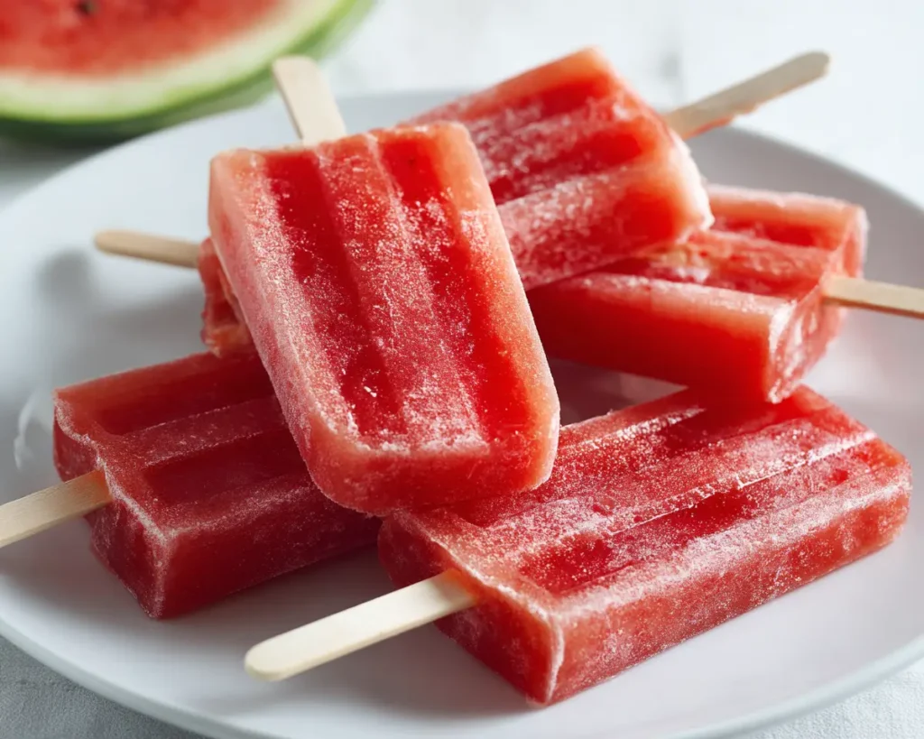 Watermelon Popsicles