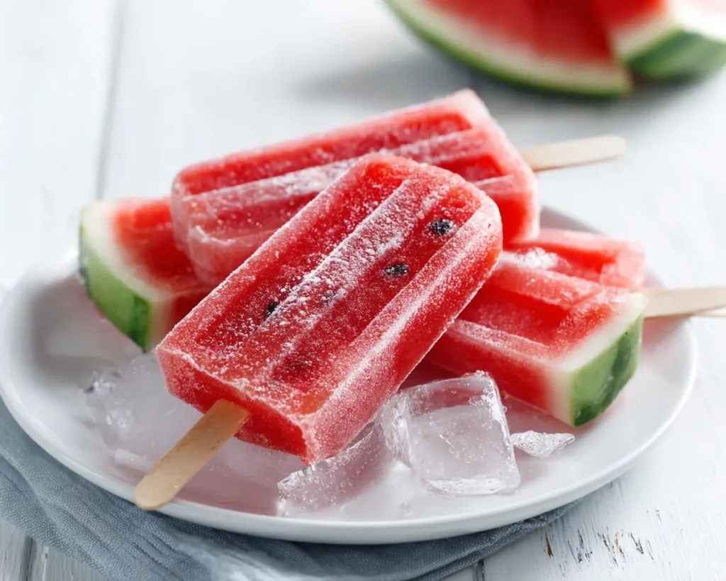 Watermelon Popsicles