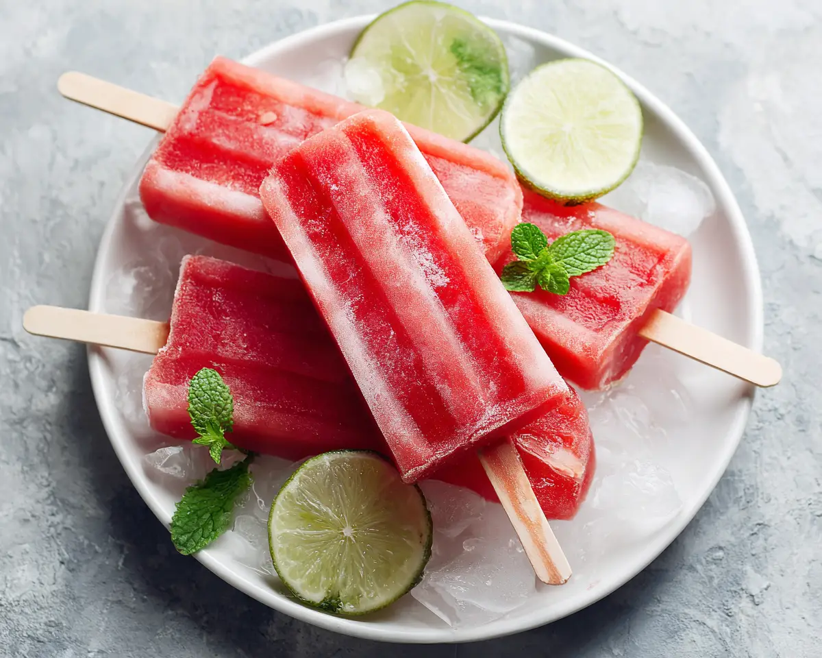 Watermelon Popsicles