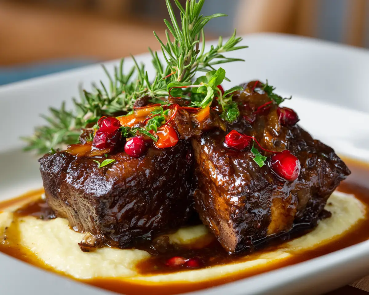 Wine Braised Short Ribs