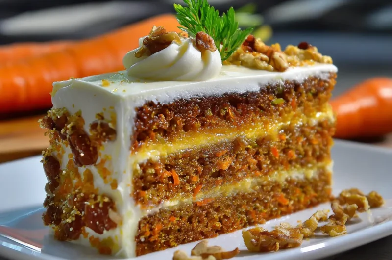 Moist and Flavorful Carrot Cake Recipe