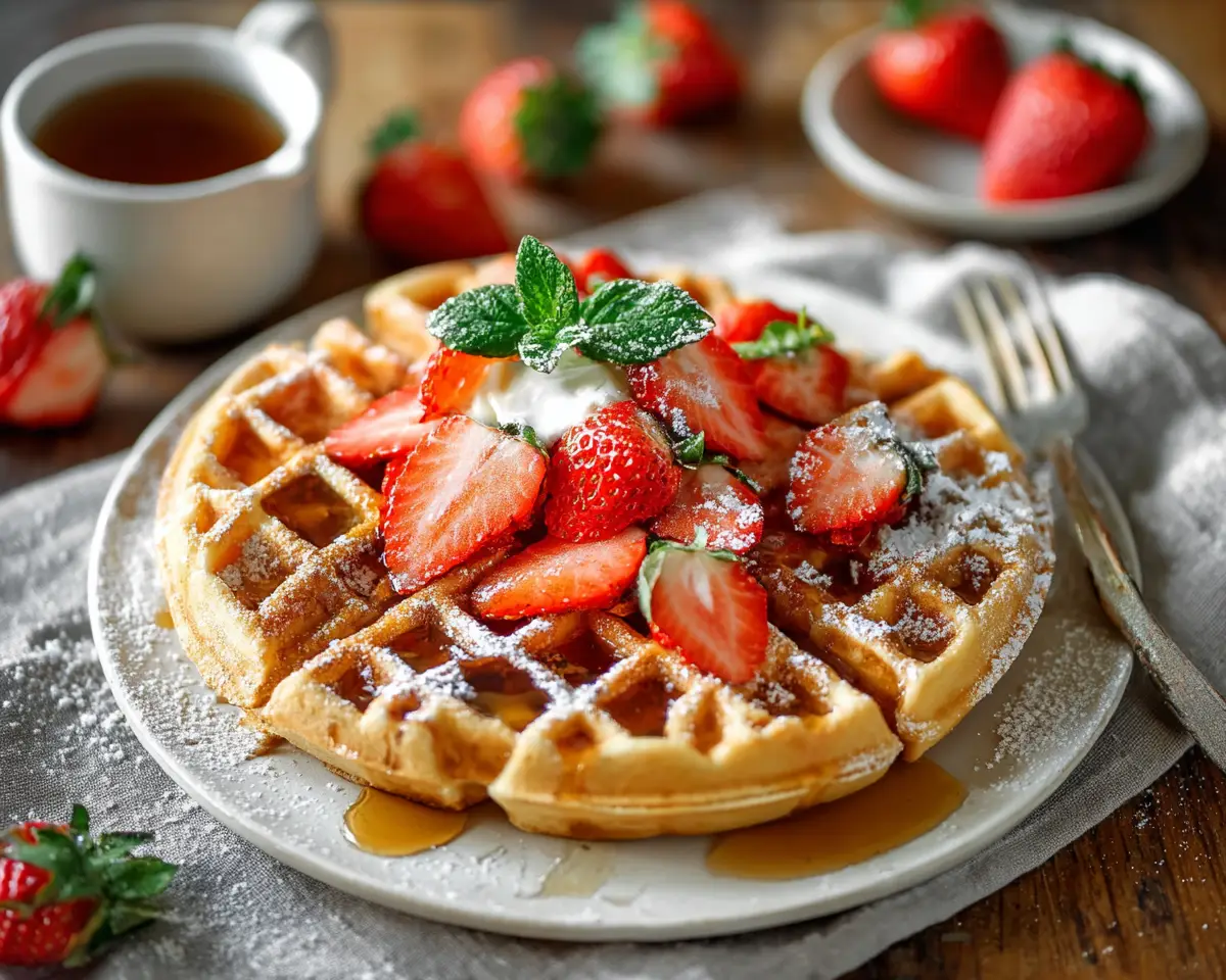 Golden Waffle Recipe
