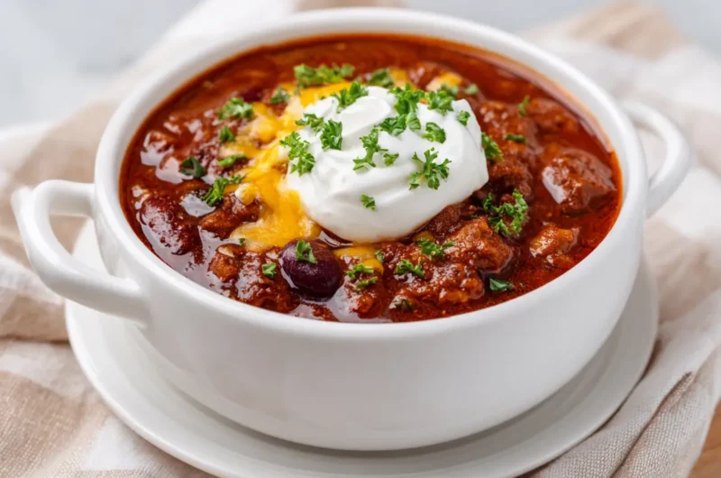 Spicy and Hearty Chili Recipe for Crockpot