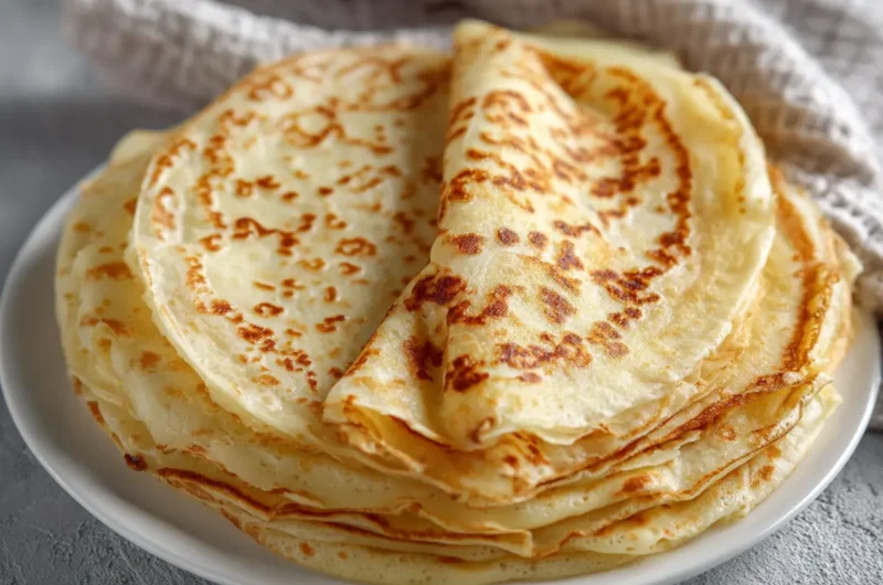 Thin and Soft Crepe Recipe for Breakfast
