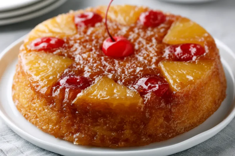Tropical Pineapple Upside Down Cake Recipe for Dessert Lovers