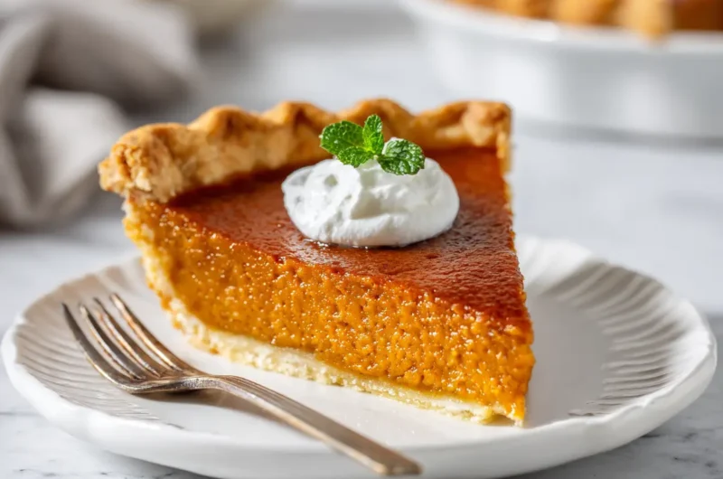 Rich and Spiced Pumpkin Pie Recipe