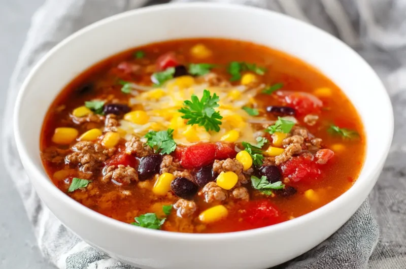 Hearty Taco Soup Recipe to Warm You Up