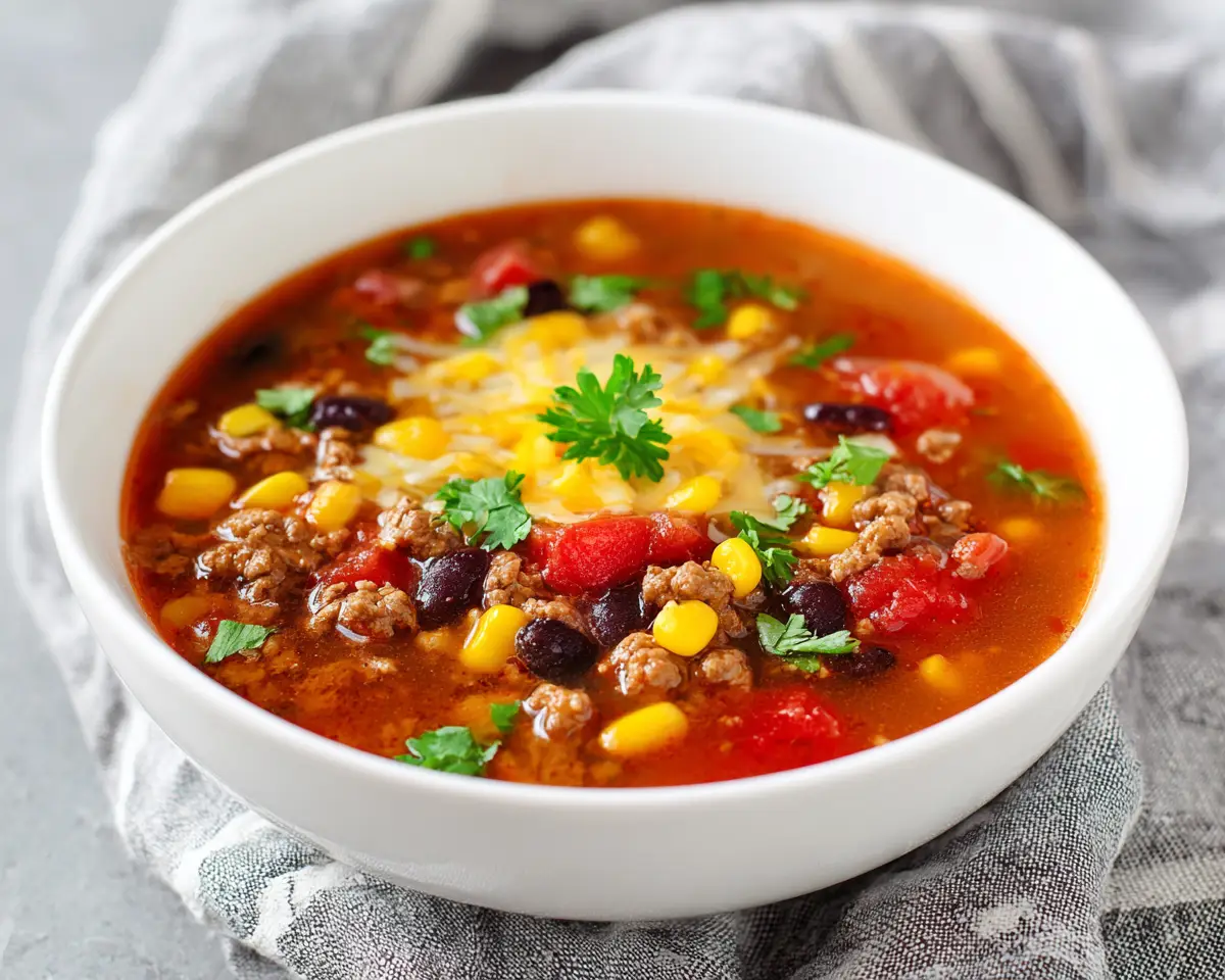taco soup recipe